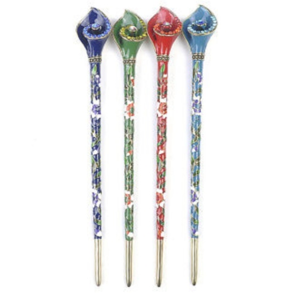 2/$10! Cloisonne Hair accessory stick pin - Picture 7 of 8